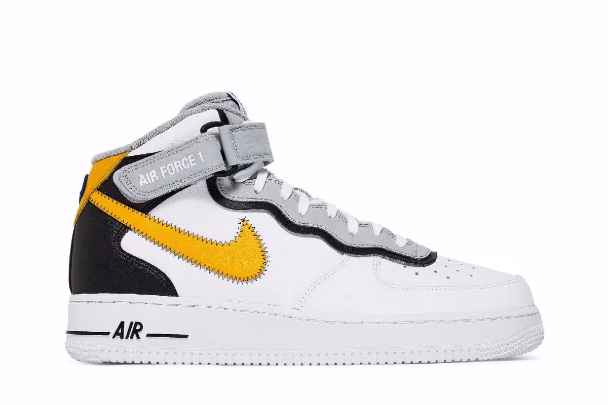 Nike Air Force 1 Mid Athletic Club - Dark Sulfur, view 2