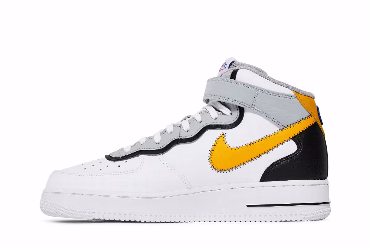Nike Air Force 1 Mid Athletic Club - Dark Sulfur, view 4