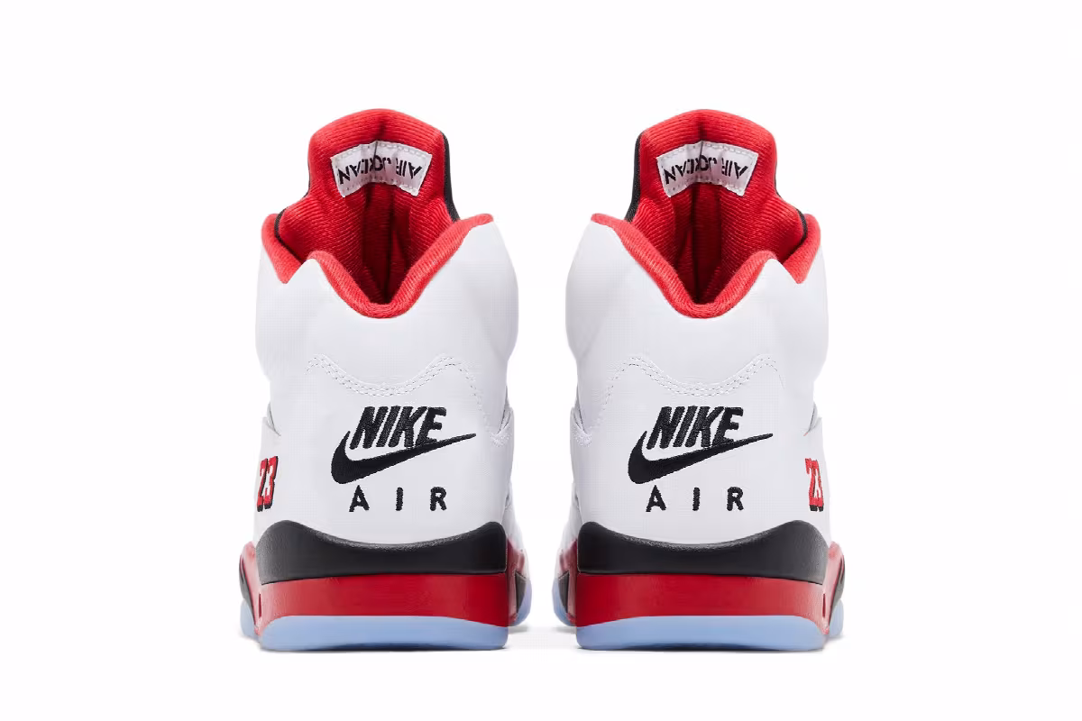Air Jordan 5 Fire Red 2025, view 7