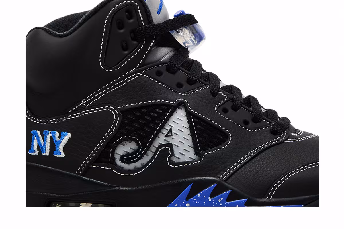 Awake NY x Air Jordan 5 Boro - Racer Blue, view 3