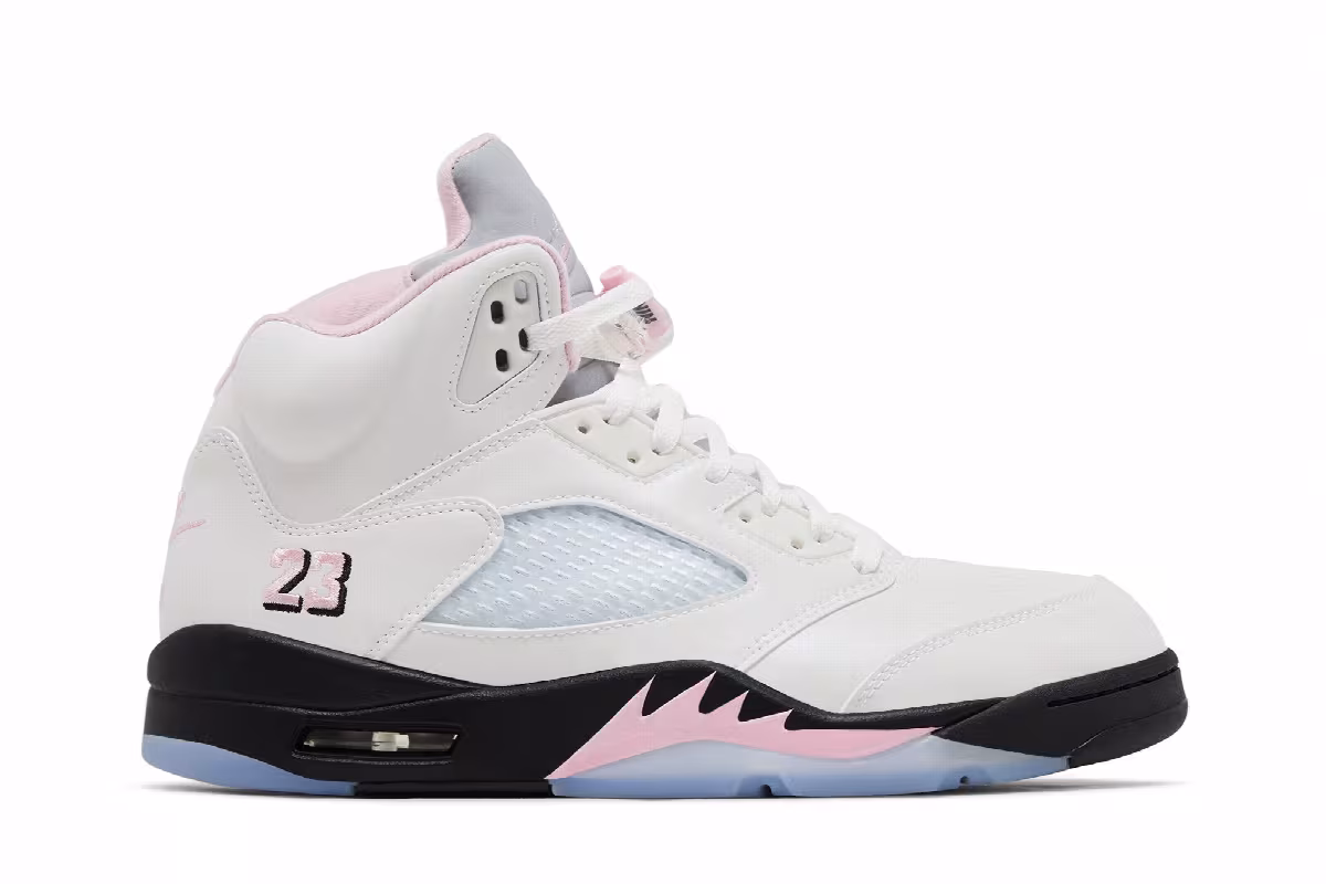 Air Jordan 5 Medium Soft Pink, view 2