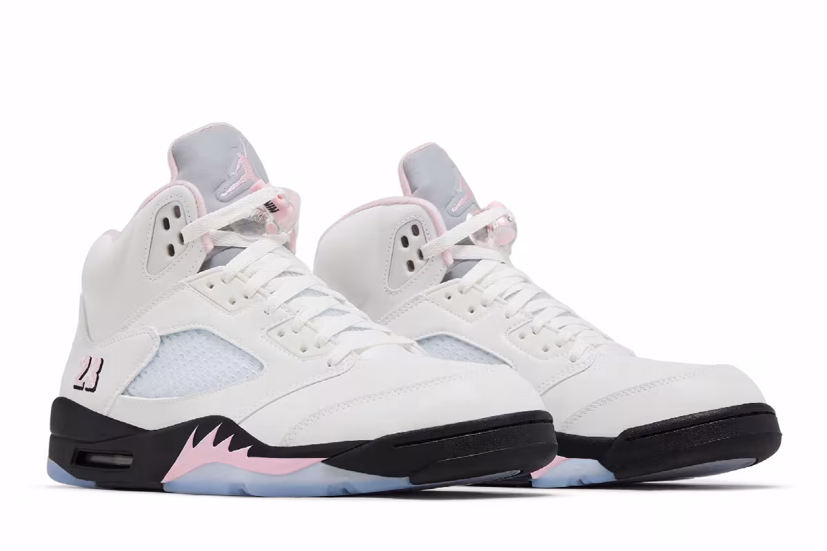 Air Jordan 5 Medium Soft Pink, view 9