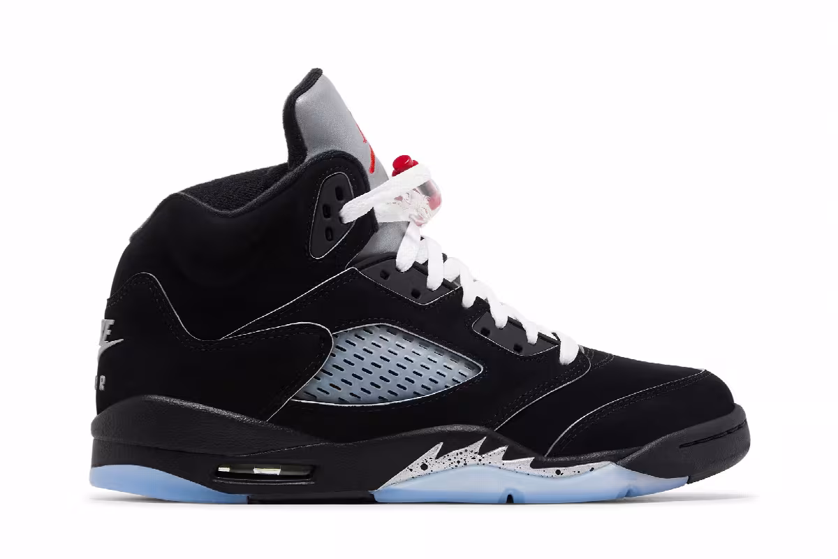 Air Jordan 5 OG GS Black Metallic Reimagined, view 2