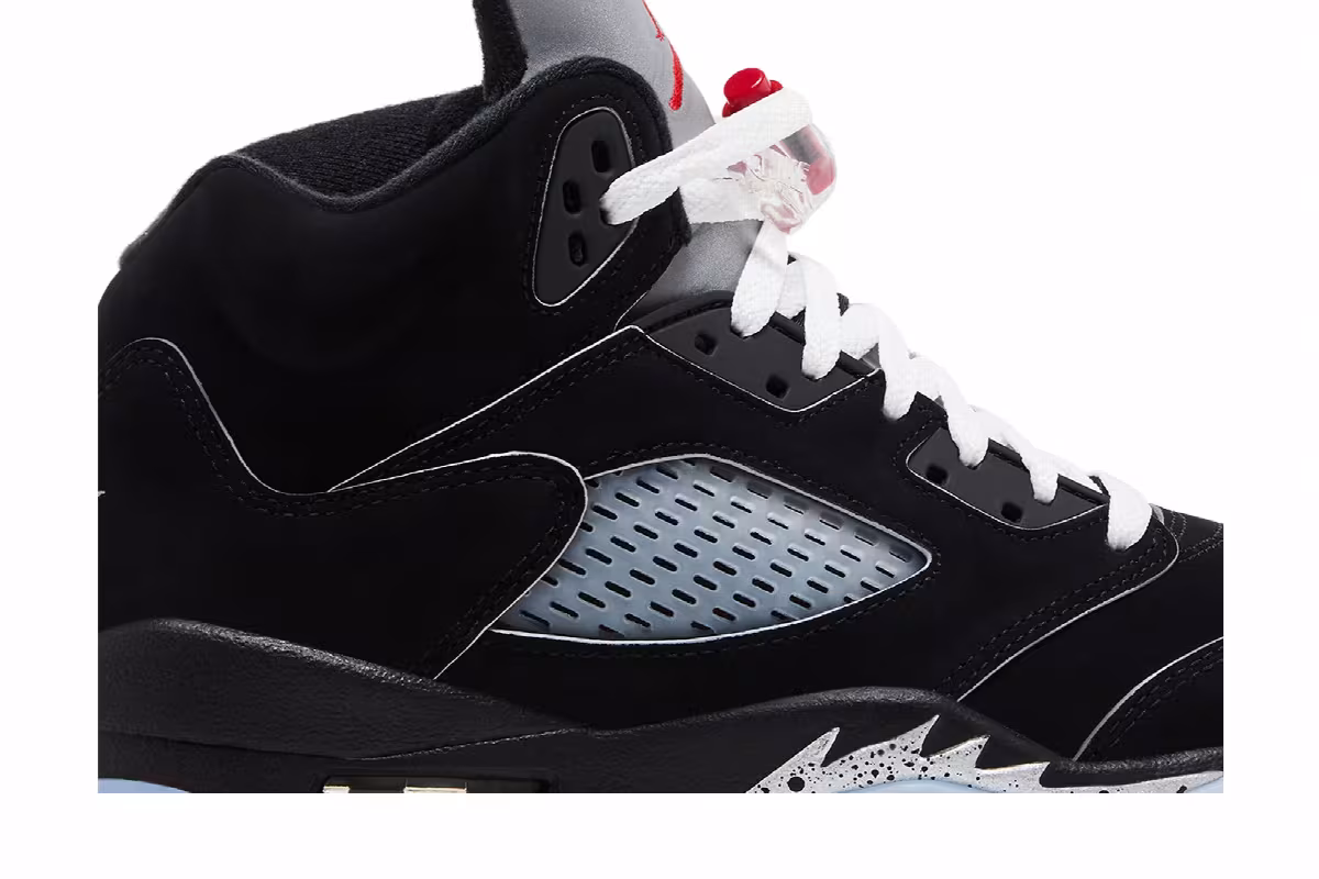 Air Jordan 5 OG GS Black Metallic Reimagined, view 3