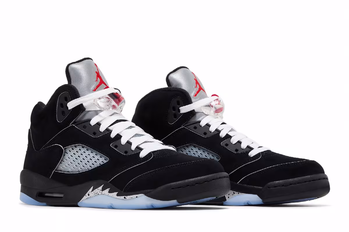 Air Jordan 5 OG GS Black Metallic Reimagined, view 9