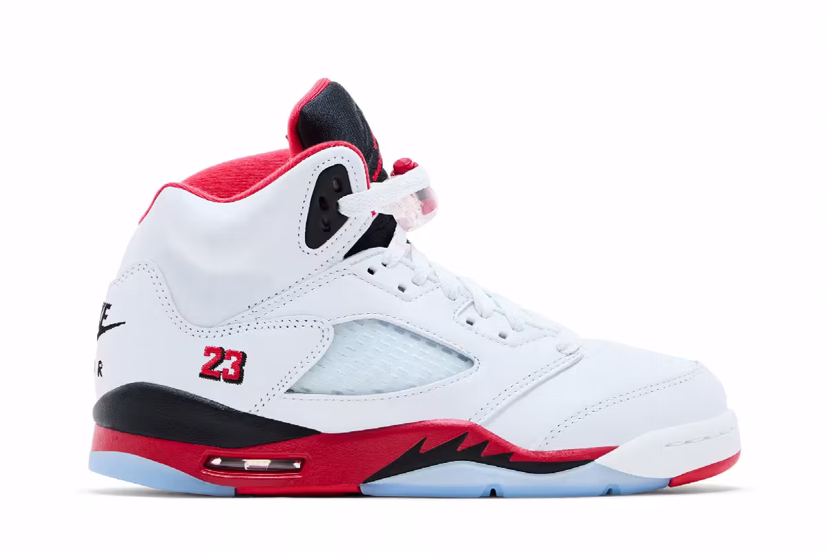 Air Jordan 5 GS Fire Red 2025 2025, view 2