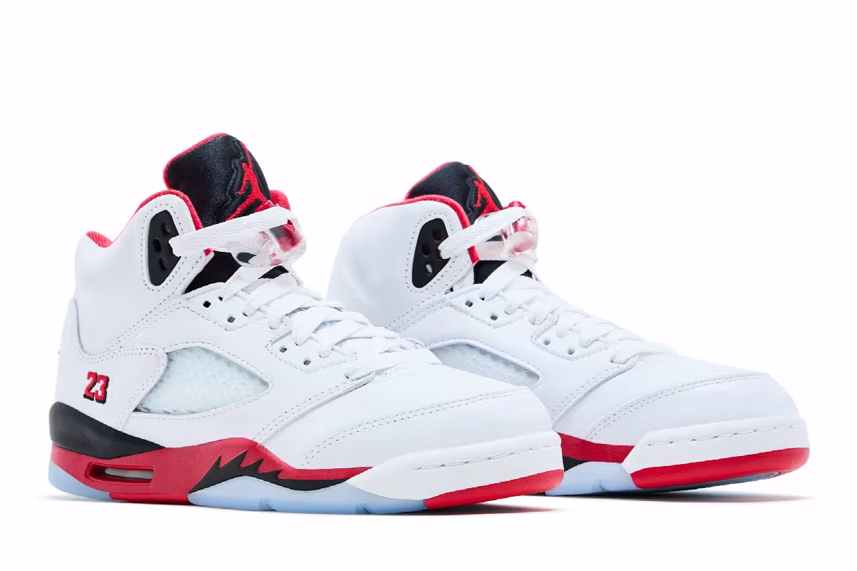 Air Jordan 5 GS Fire Red 2025 2025, view 9