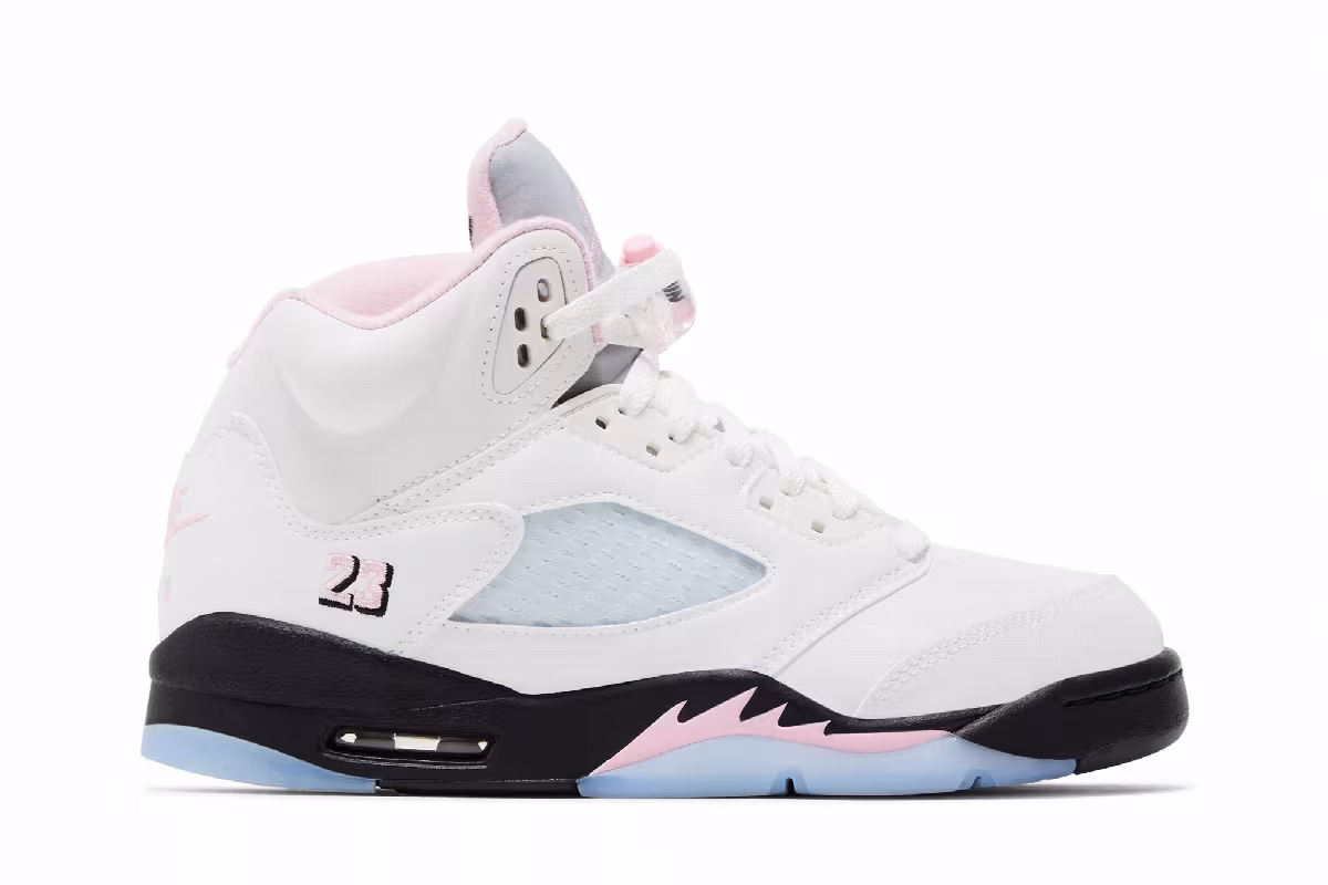 Air Jordan 5 GS Medium Soft Pink, view 2