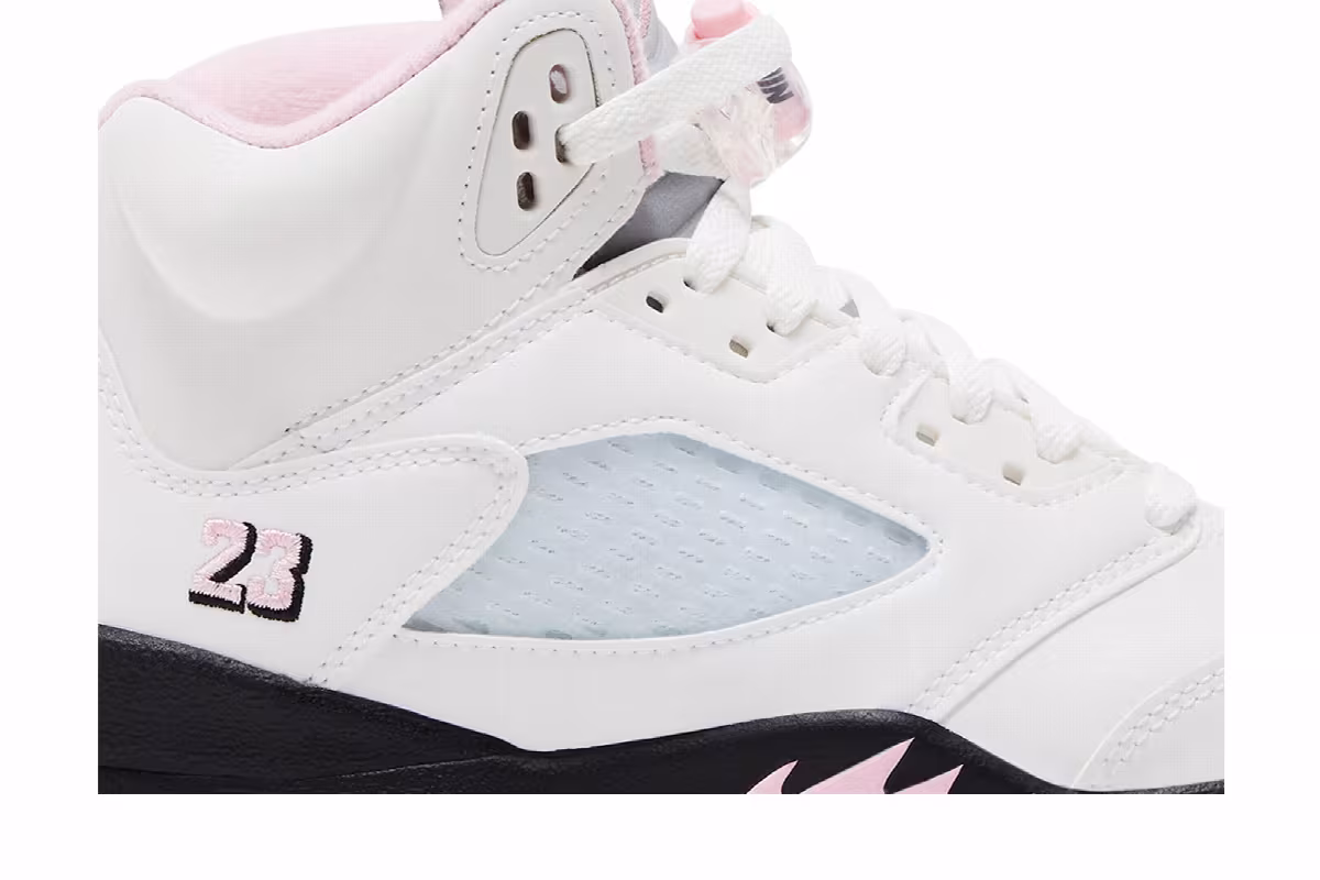 Air Jordan 5 GS Medium Soft Pink, view 3