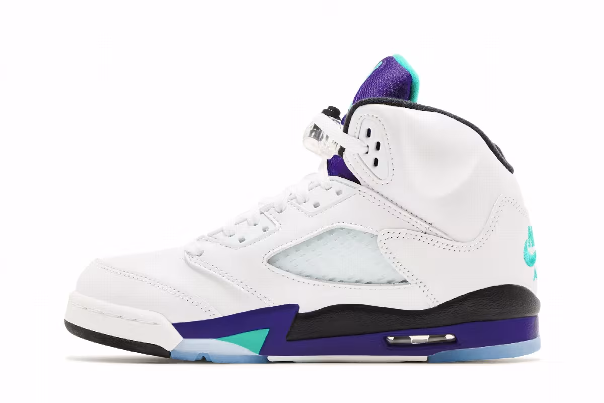 Air Jordan 5 GS Grape 2025, view 4