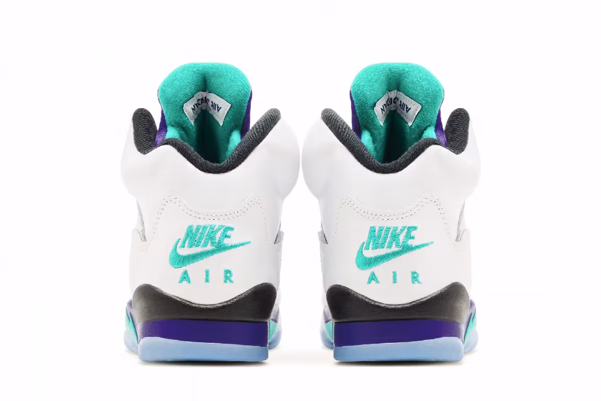 Air Jordan 5 GS Grape 2025, view 7