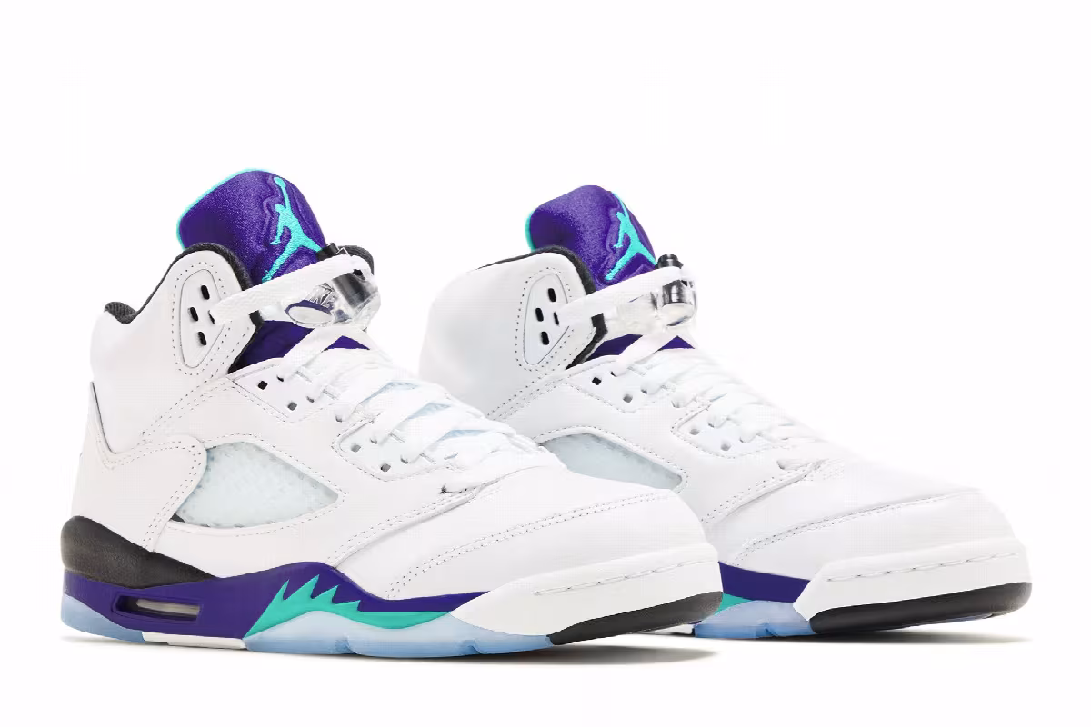 Air Jordan 5 GS Grape 2025, view 9