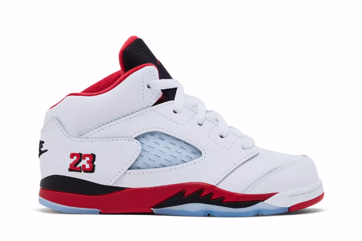 Air Jordan 5 TD Fire Red 2025, view 2