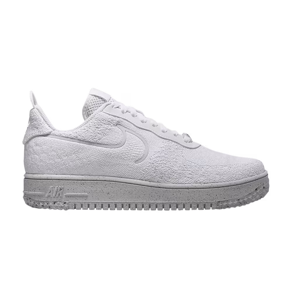 Nike Men's Air Force 1 Crater Flyknit Next Nature Triple White
