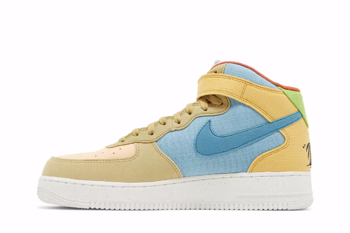 Nike Air Force 1 Mid Sun Club - Multi, view 4