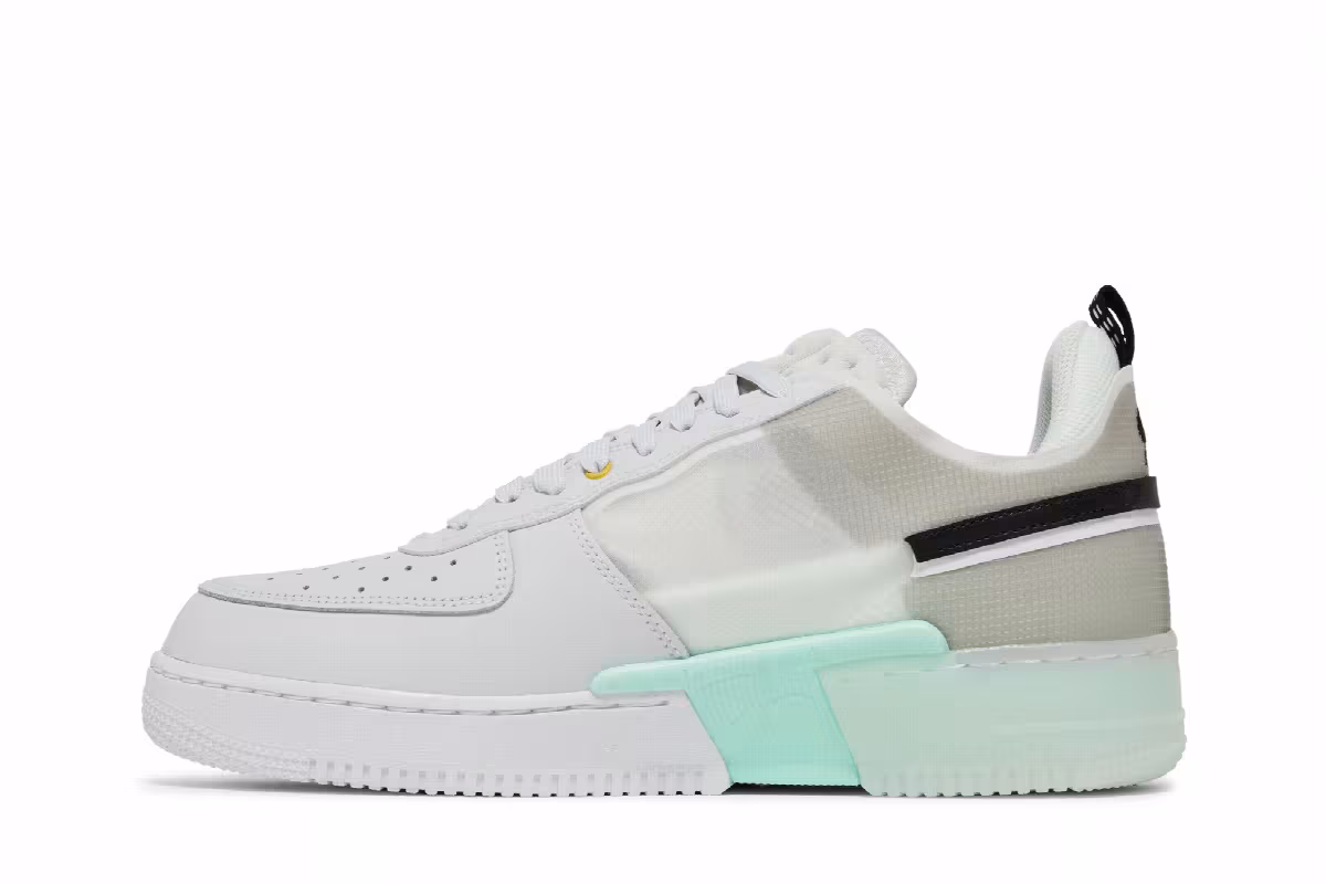 Nike Air Force 1 React Grey Mint, view 4