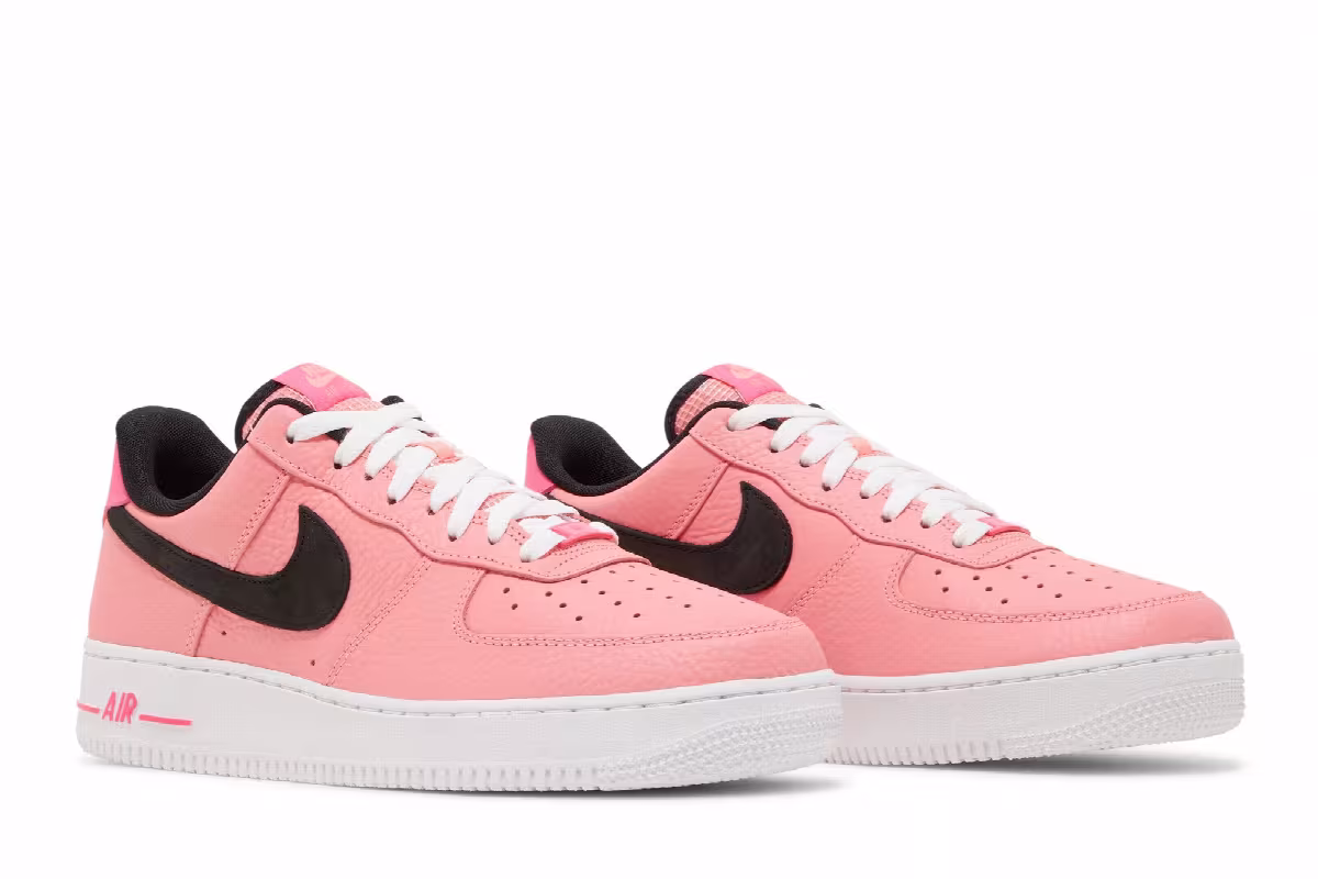 Nike Air Force 1 Low Pink Gaze Black, view 9