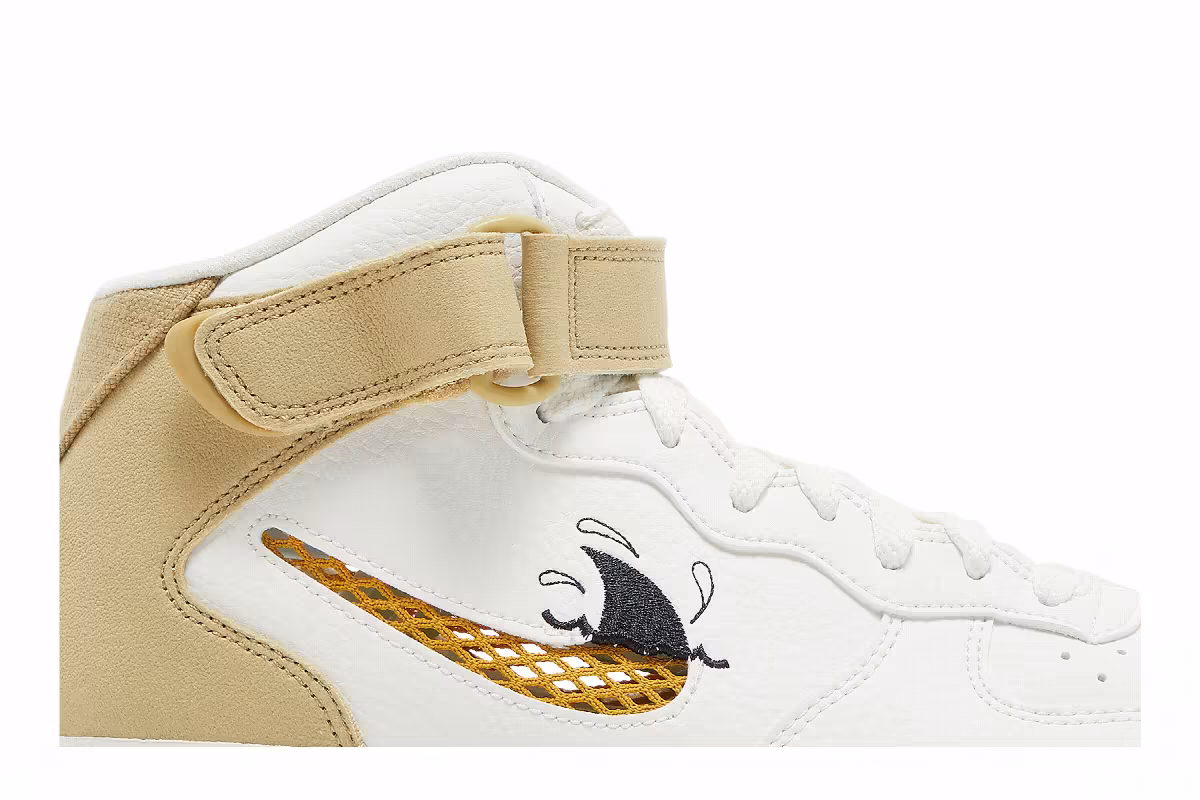 Nike Air Force 1 Mid Sun Club - White Shark's Fin, view 3