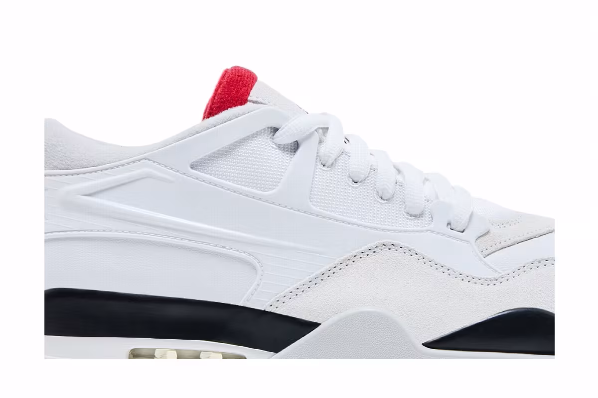 Air Jordan 4 RM White Fire Red, view 3