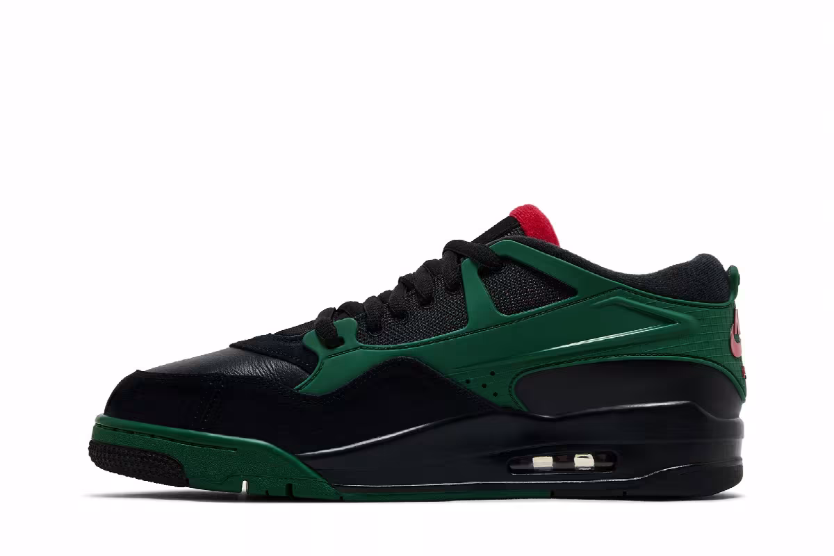Air Jordan 4 RM Black Gorge Green, view 4