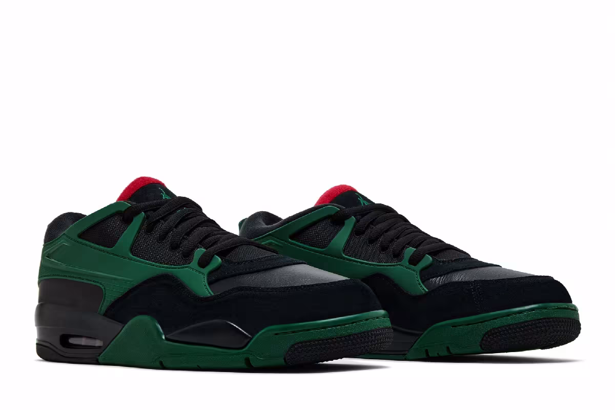 Air Jordan 4 RM Black Gorge Green, view 9