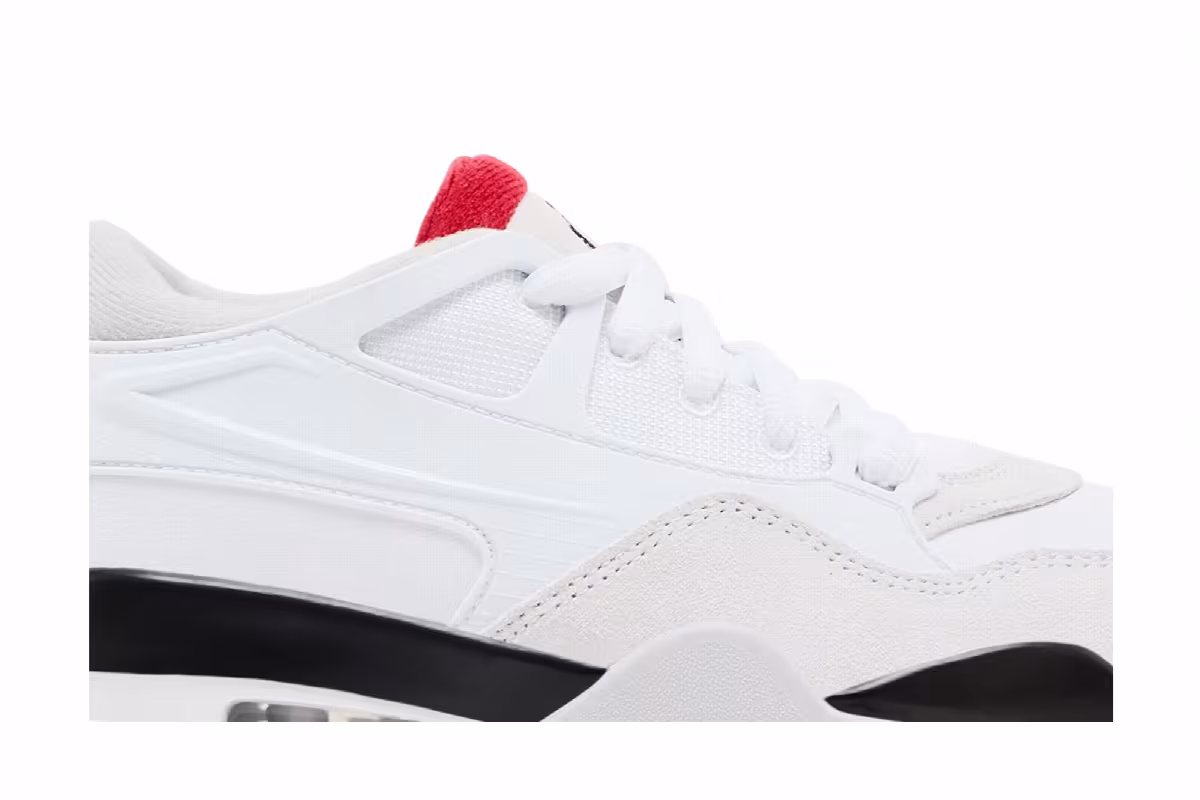 Air Jordan 4 RM GS White Fire Red, view 3
