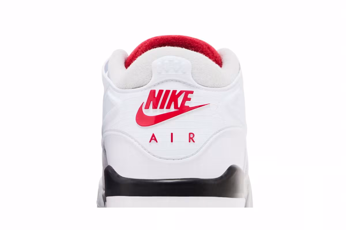 Air Jordan 4 RM GS White Fire Red, view 8