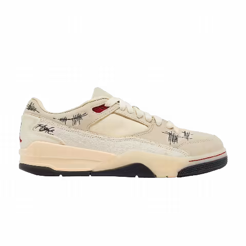Who Decides War x Air Jordan Wmns Jordan Flight Court 'The World Is Your Court - Crèpe'