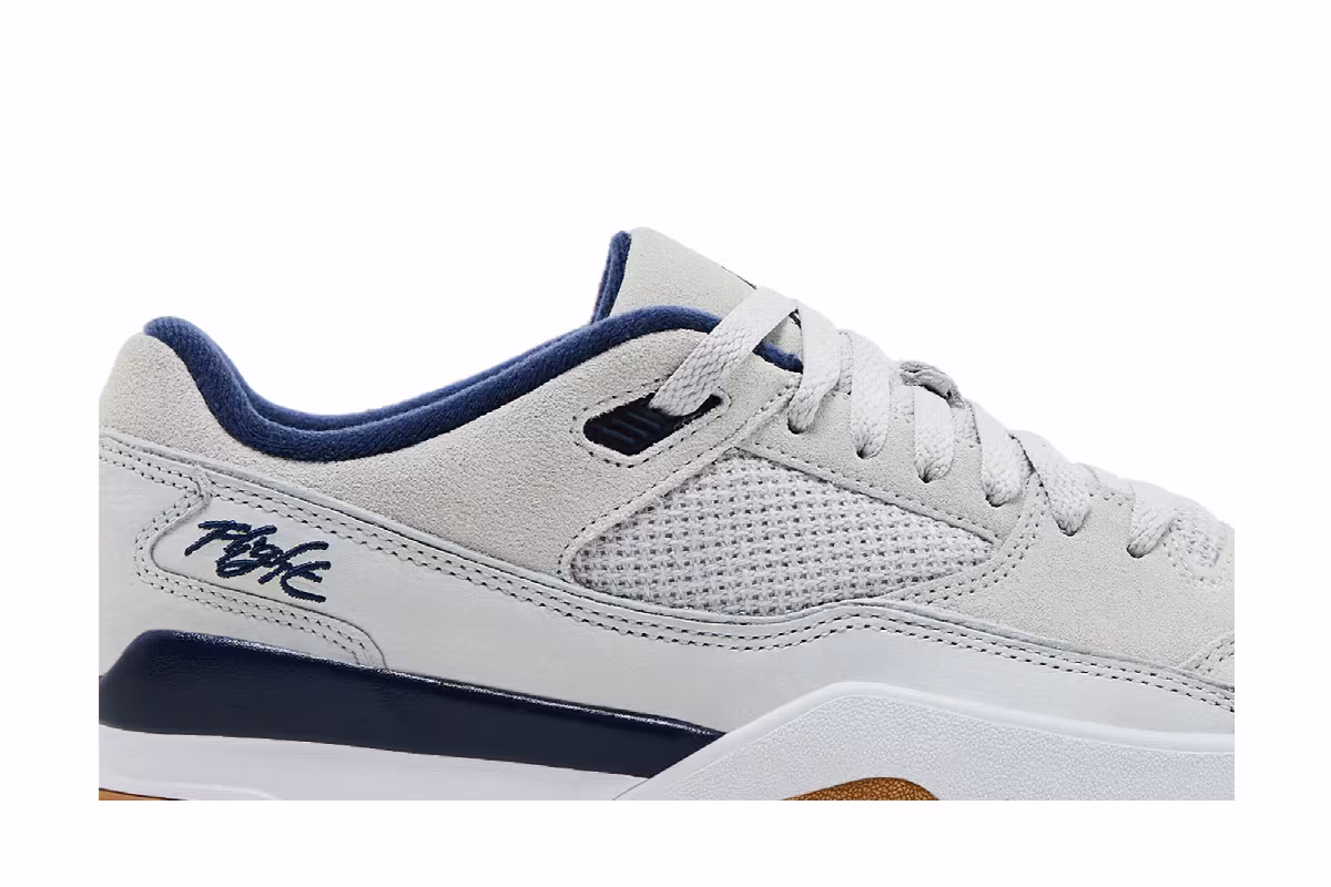 Air Jordan Flight Court Neutral Grey Midnight Navy Gum, view 3
