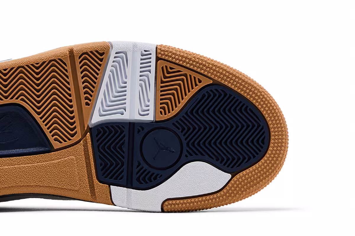 Air Jordan Flight Court Neutral Grey Midnight Navy Gum, view 6