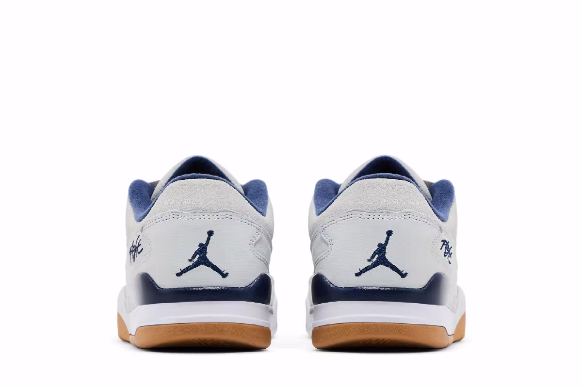Air Jordan Flight Court Neutral Grey Midnight Navy Gum, view 7
