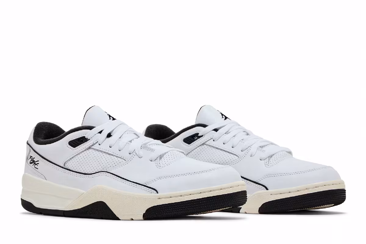 Air Jordan Flight Court White Black, view 9