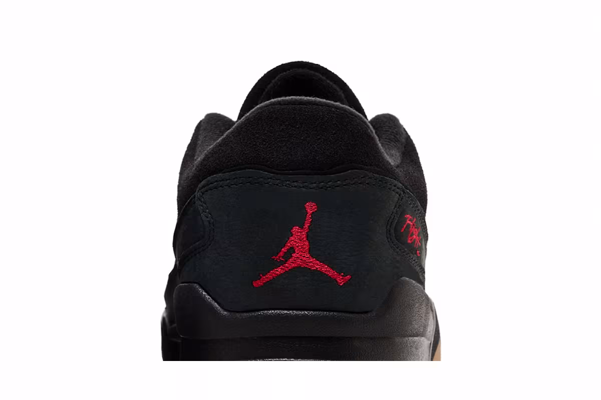 Air Jordan Flight Court Black Red Gum, view 8