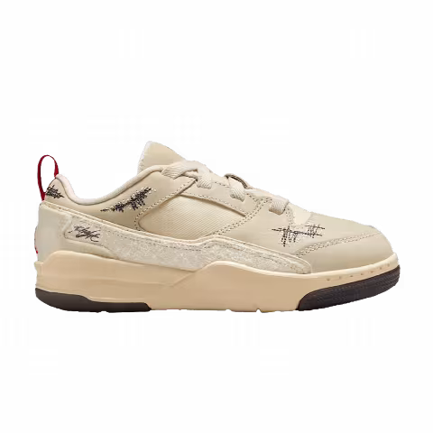 Who Decides War x Air Jordan Jordan Flight Court PS 'The World Is Your Court - Crèpe'