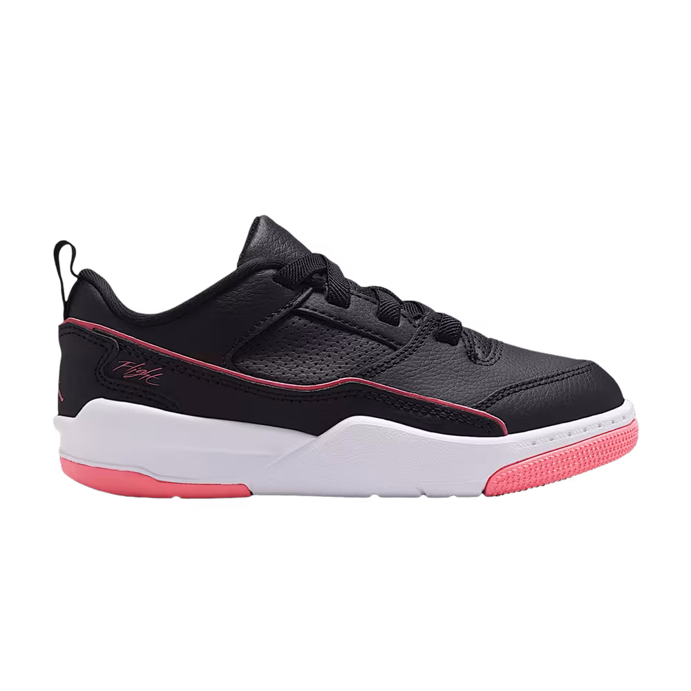 Air Jordan Flight Court PS Black White Pink Gaze
