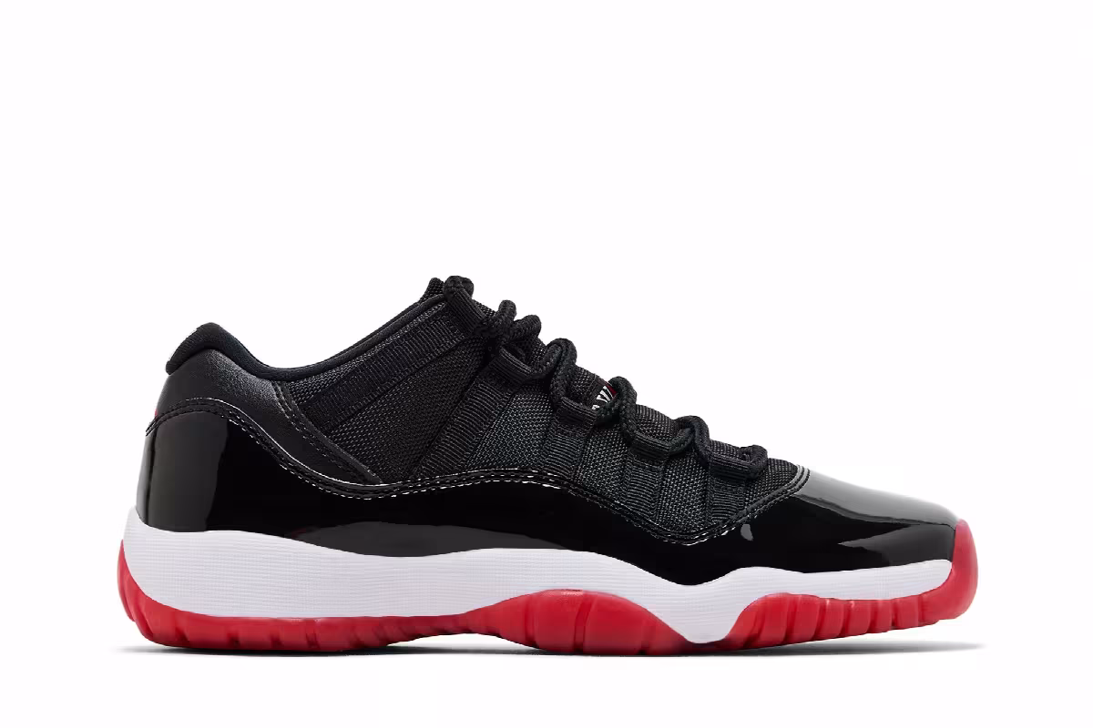 Air Jordan 11 Low GS Bred 2025, view 2