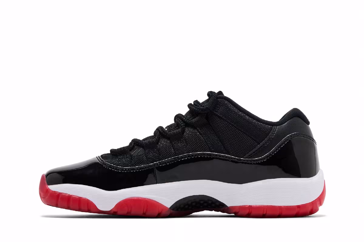 Air Jordan 11 Low GS Bred 2025, view 4