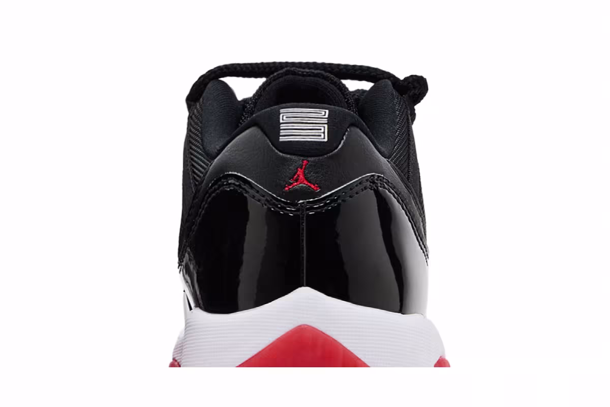 Air Jordan 11 Low GS Bred 2025, view 8