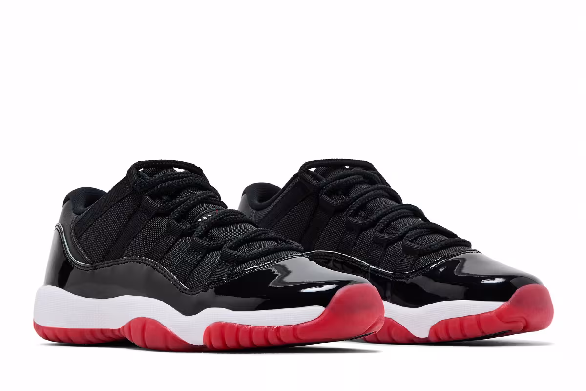 Air Jordan 11 Low GS Bred 2025, view 9