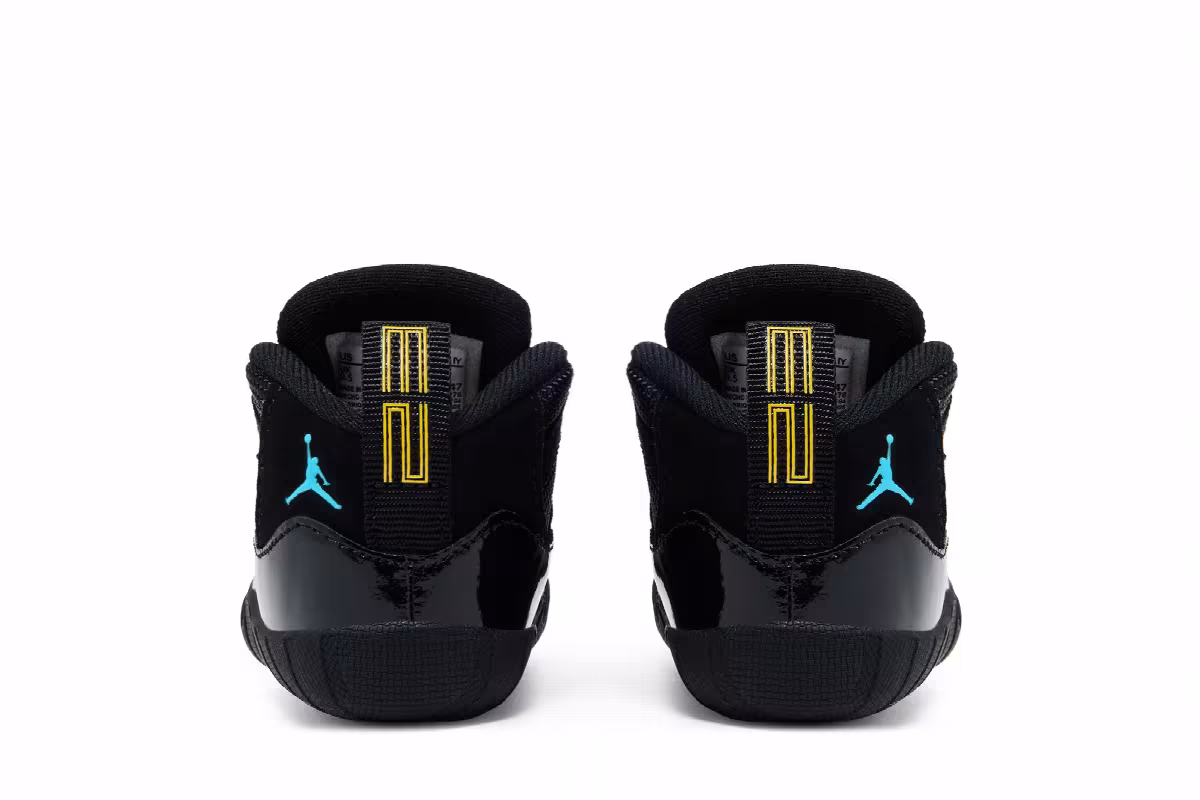 Air Jordan 11 Crib Bootie Gamma Blue, view 7
