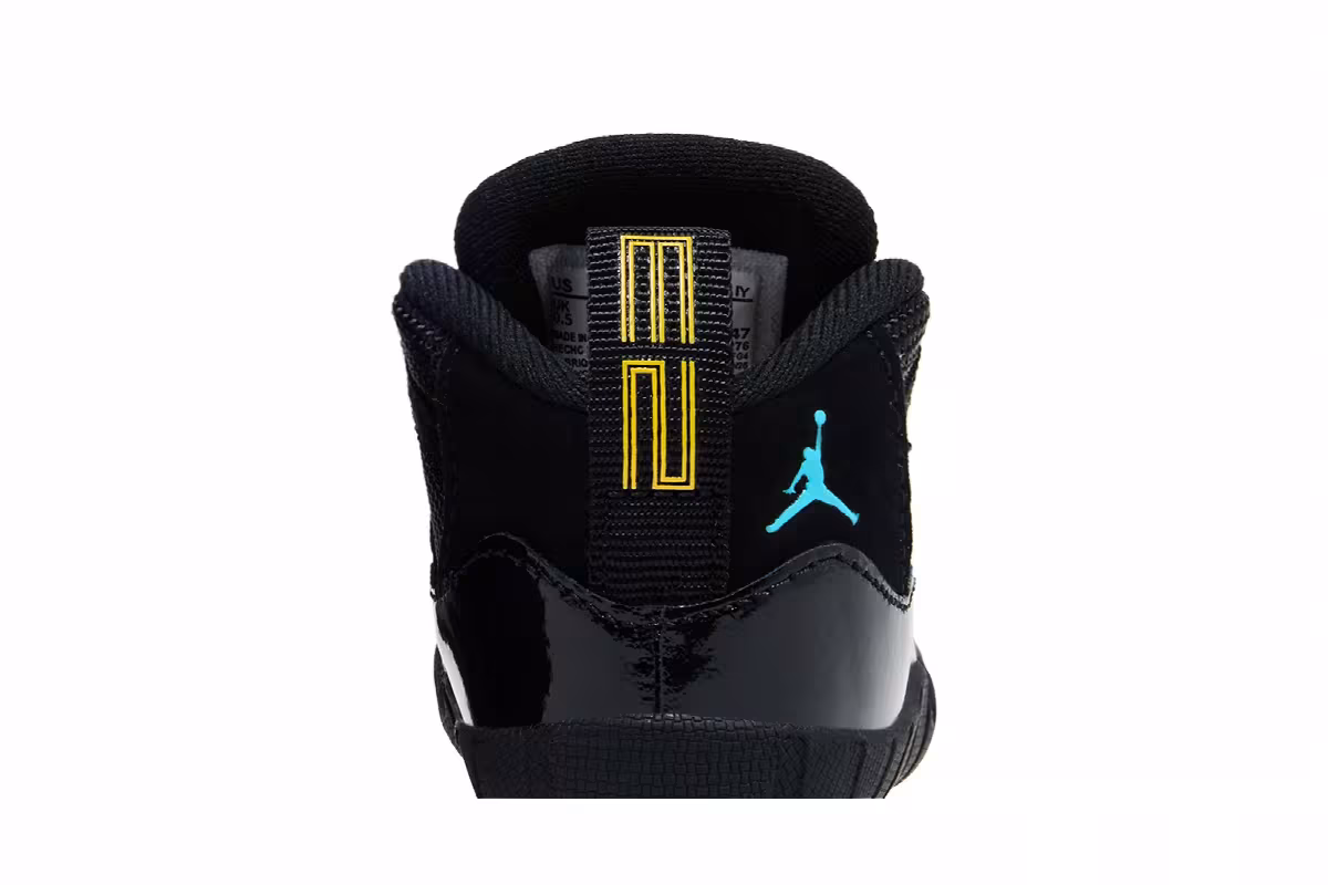 Air Jordan 11 Crib Bootie Gamma Blue, view 8