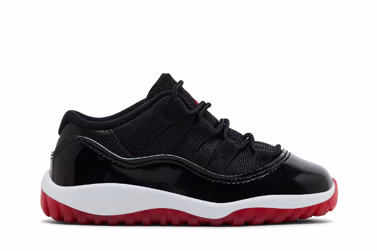 Air Jordan 11 Low TD Bred 2025, view 2