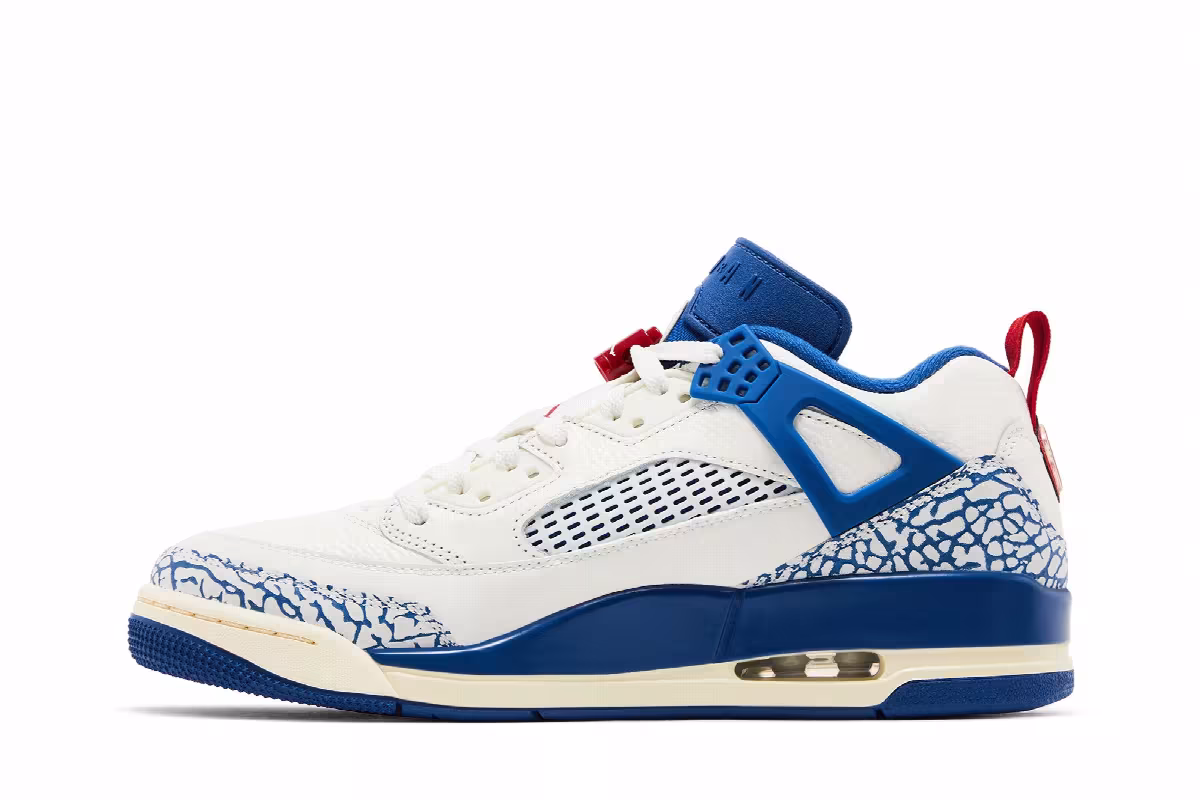 Air Jordan Spizike Low Sail Storm Blue, view 4