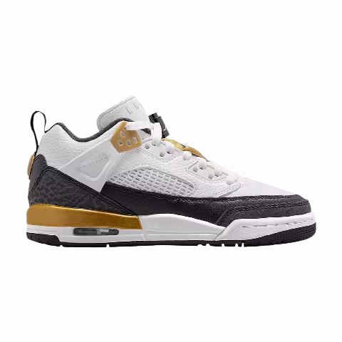 Air Jordan Spizike Low GS 'White/Metallic Gold/Black'