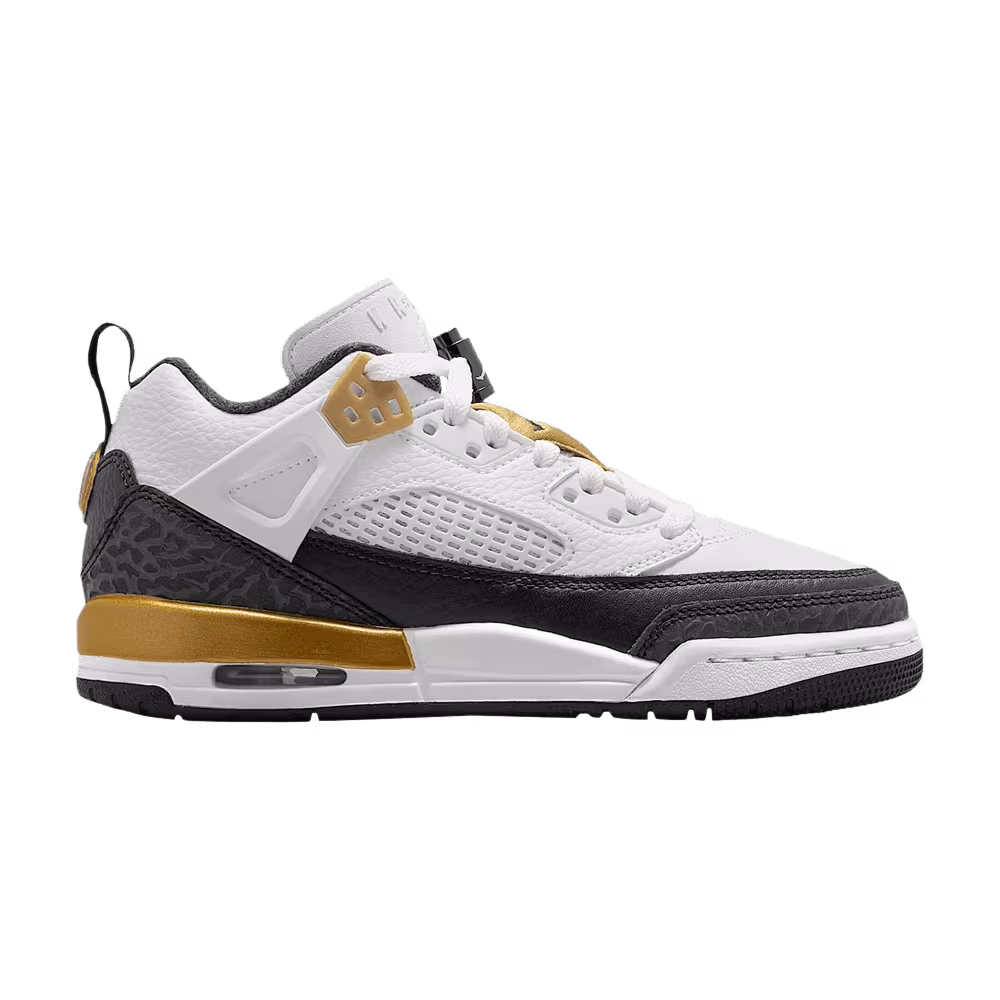 Air Jordan Spizike Low GS White/Metallic Gold/Black