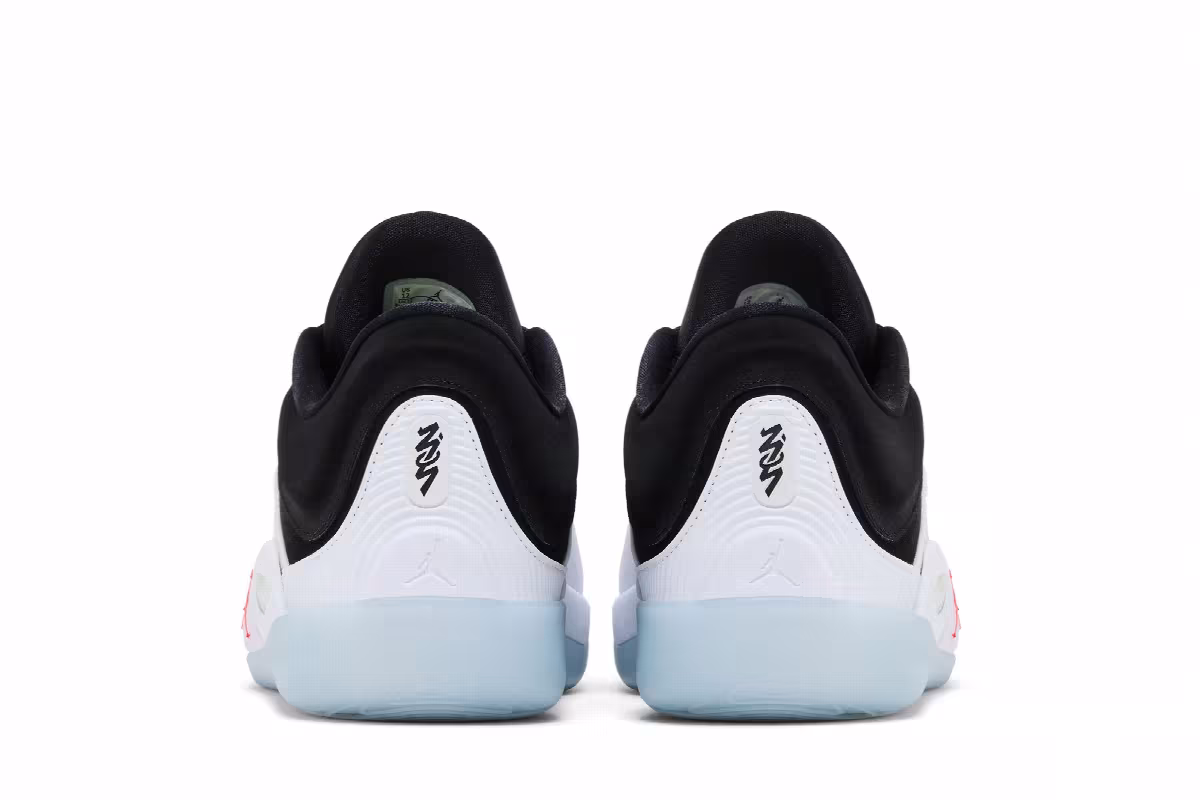 Air Jordan Zion 4 Black White Crimson, view 7