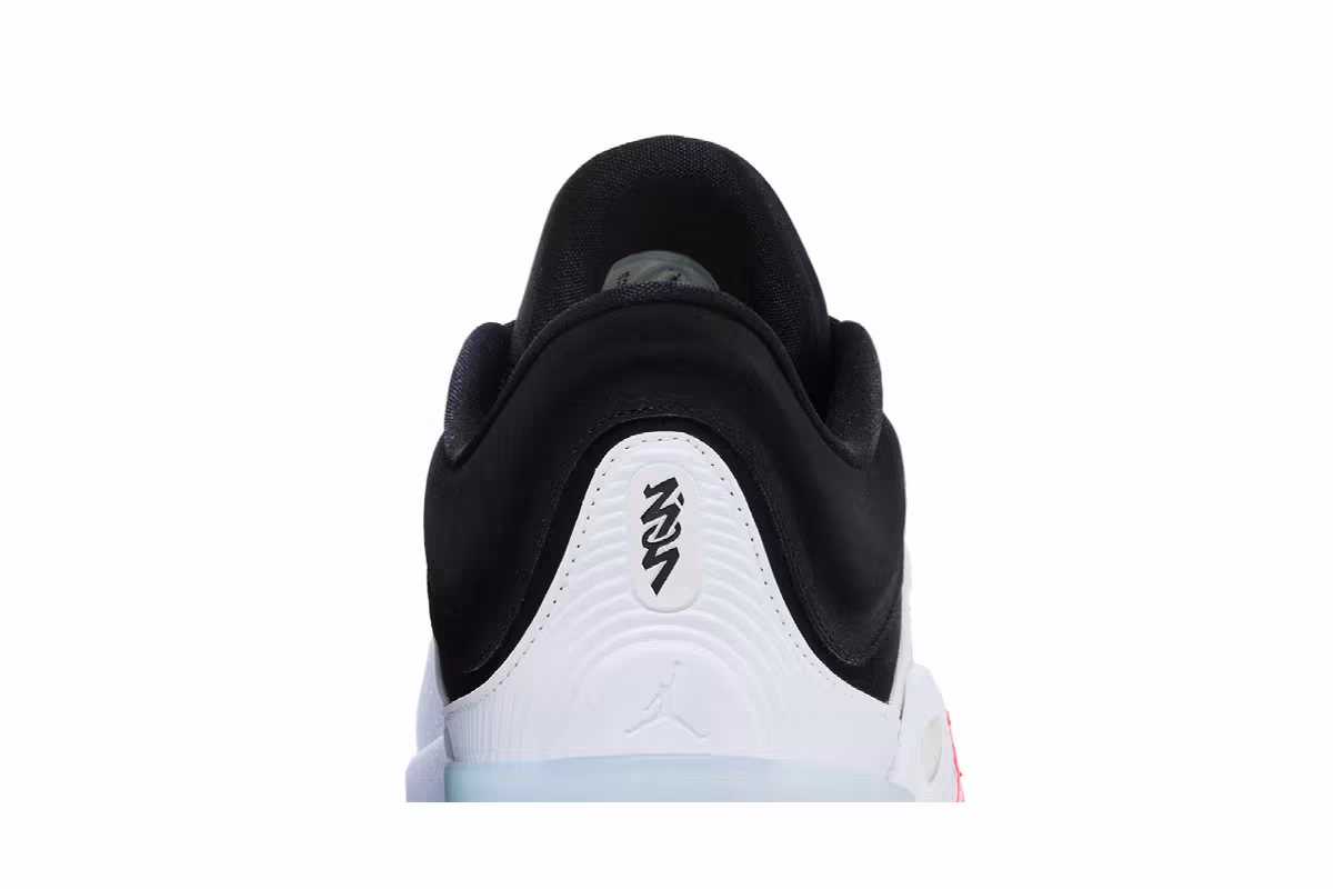Air Jordan Zion 4 Black White Crimson, view 8