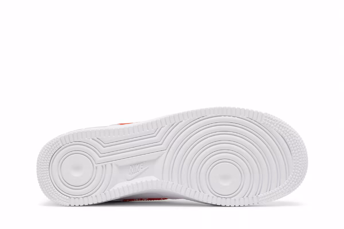 Nike Women's Air Force 1 Rush Orange Paisley, view 5