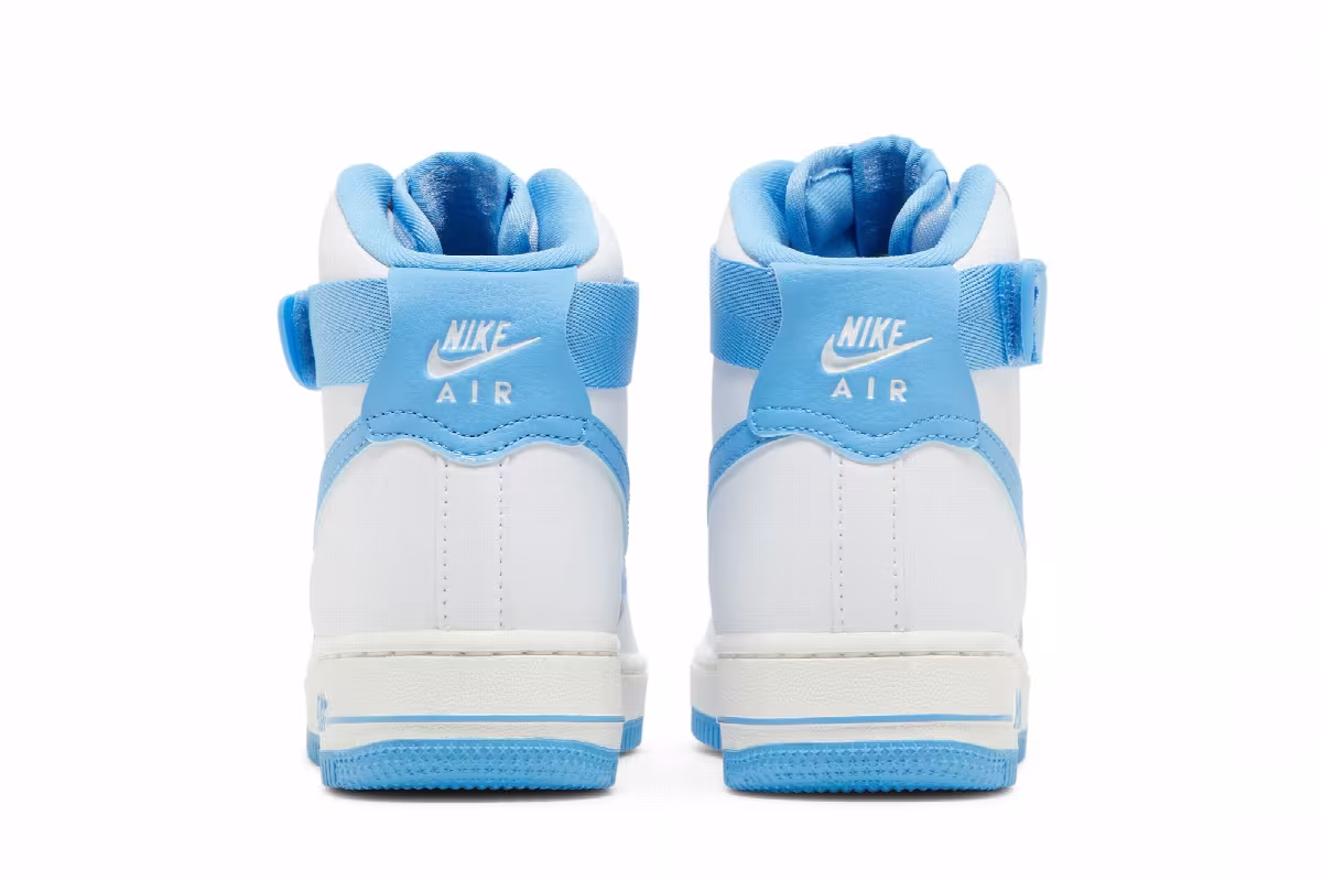 Nike Women's Air Force 1 High White University Blue, view 7