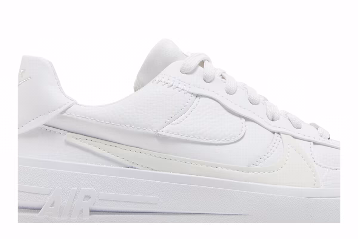 Nike Women's Air Force 1 PLT.AF.ORM Triple White, view 3